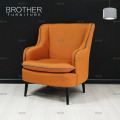 High back relax fabric single seater sofa chairs for Home